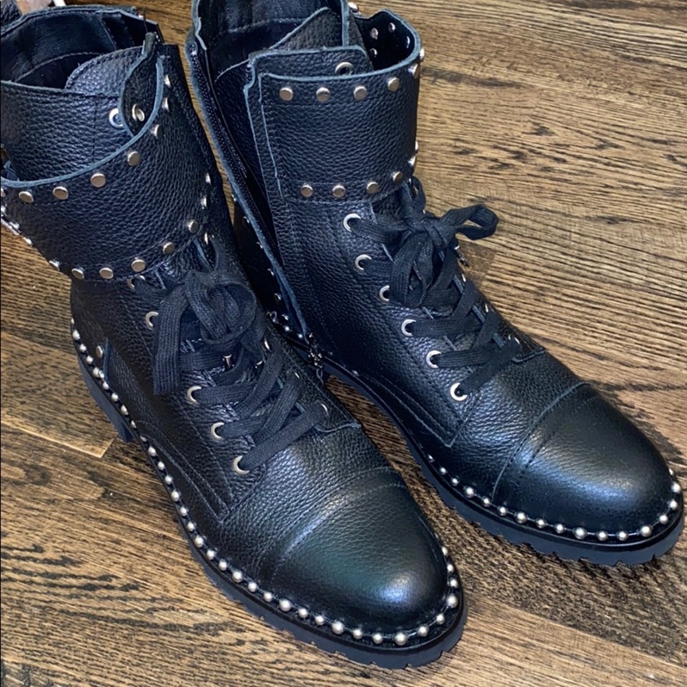 Studded boots